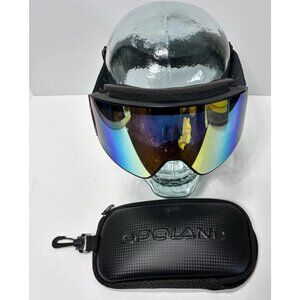 Odoland Snow Ski Goggles OTG Anti-Fog UV400 Helmet Compatible *As Is Scratched*